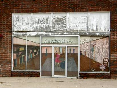 Silverton Tx - Mural of Dress Shop