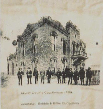 1886 First Scurry County Courthouse, Snyder Texas