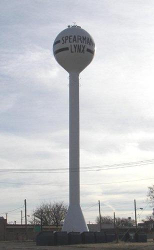 Spearman TX water tower