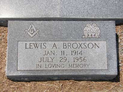 Sunray Texas - Grave Marker Lewis A. Broxson