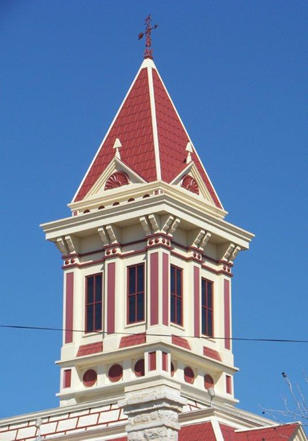 Throckmorton, Texas - Throckmorton County Courthouse cupola