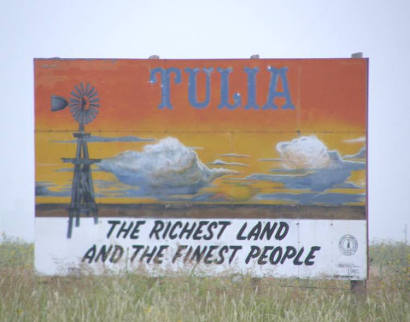 Tulia Tx - Welcome Sign
