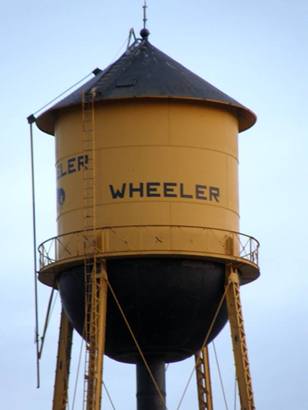 Wheeler Texas water tower