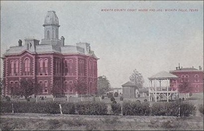 1886 Wichita County Courthouse and courthouse ground, Texas
