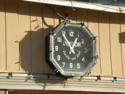Wichita Falls Tx old outdoor clock