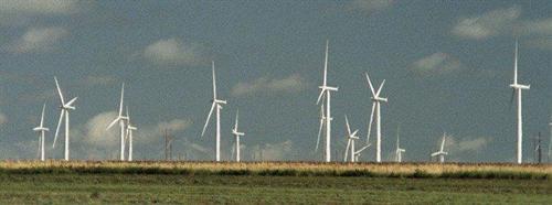 Wind farm near Wildorado Texas