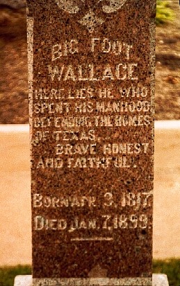Big Foot Wallace tombstone