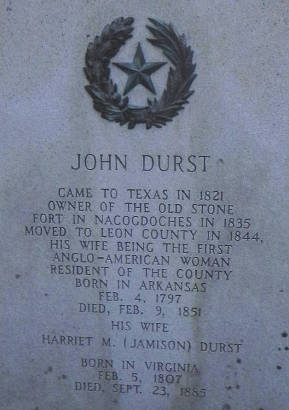 Leon County Tx - John Durst Centennial Marker