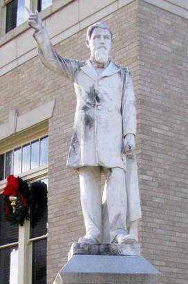 James Webb Throckmorton Statue ,  Collin County Courthouse lawn, McKinney Texas