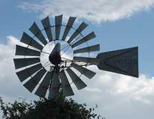 A windmill wheel 