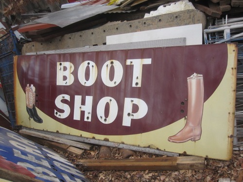 Houston TX - Palace Boot shop sign 