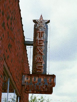 Longview TX -  Auto Supplies Old Neon Sign