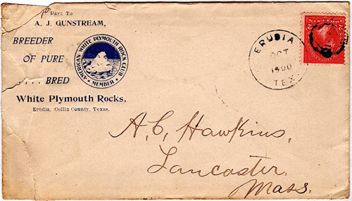 Erudia TX 1900 postmark