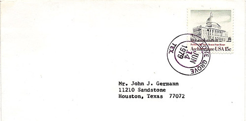 Lone Grove, TX, Llano County,  1979 postmark