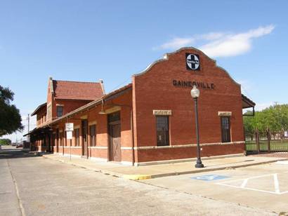 Restored Santa Fe Passenger Depot. Gainesville Tx 