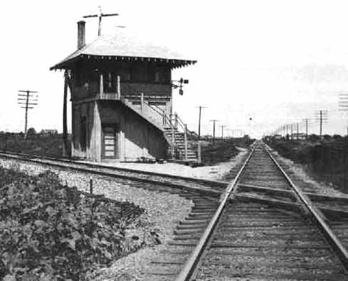 Railroad Interlocking Tower 64, Greenville, Texas 1930