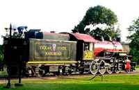 Locomotive refueling , Texas State Railroad