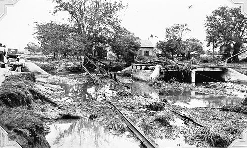 D'Hanis Texas after 1935 flood