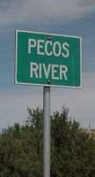 Pecos River sign