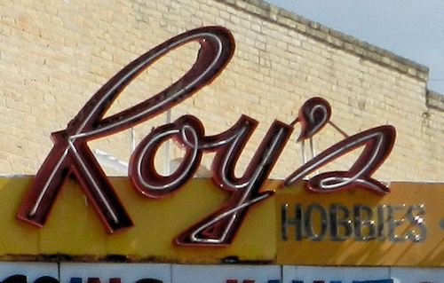 Kingsville TX -  Roy's theater neon sign