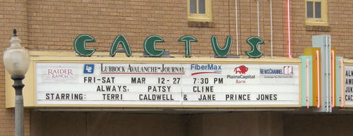 Lubbock TX - Cactus Theatre Neon 