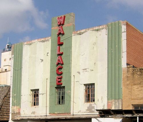 Muleshoe TX - Wallace Theatre Neon  sign