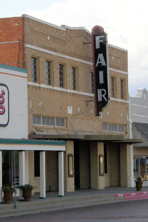 Plainview TX - Fair Theatre neon sign