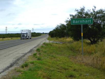 Barnhart Tx Sign