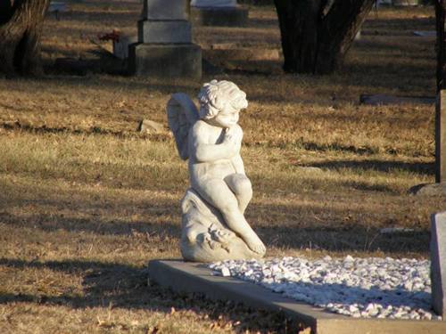 TX - Belle Plaine Cemetery Figurine  