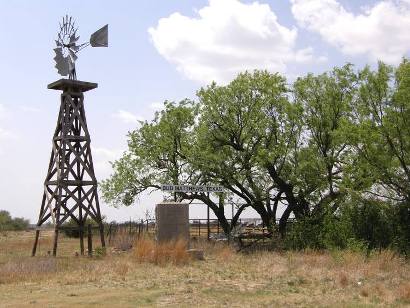 Shackelford County TX - Windmill in Bud Matthews