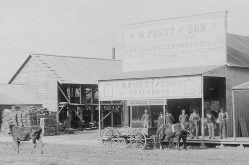 Carbon, Texas,  Puett and Son Store 
