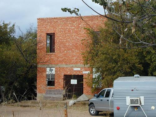 Eliasville TX old brick building