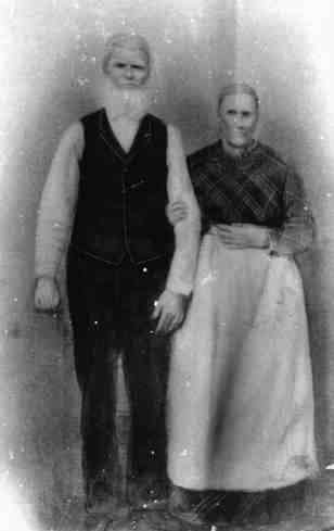 Eliasville TX - name-sake Elias De Long with his wife Malissa Sue