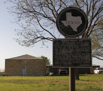 Gail Tx - Borden County Jail and Historical Marker