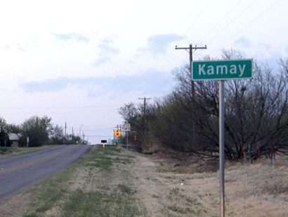 Kamay TX - road sign
