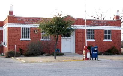 Knickerbocker Tx Post Office And Community Center