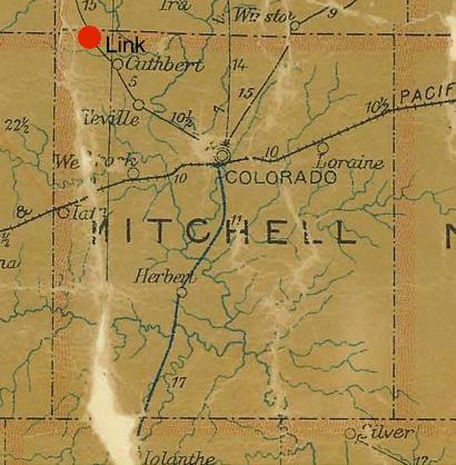 Mitchell County Texas 1907 map