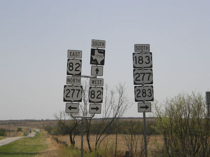 Mabelle Texas - Intersection Signs