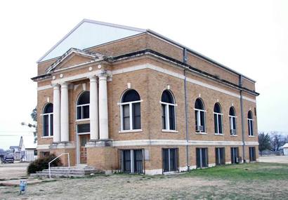Christian Church with museum, Moran Texas