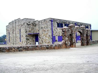 Moran Texas WPA Project school built with native 