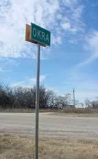 Okra TX sign