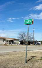 Okra TX sign