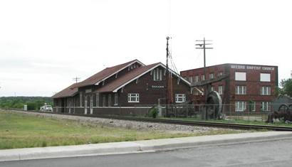 Ranger Texas Depot and Second Baptist Church