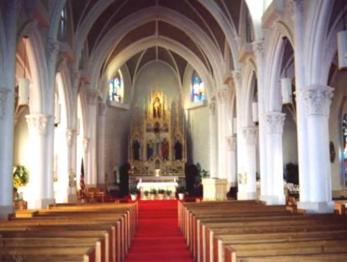 St. Joseph's Catholic Church sanctuary,  Rhineland, Texas