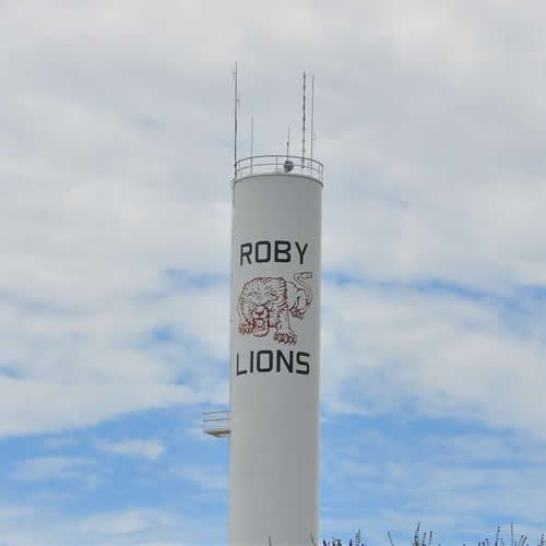 Roby, TX - Roby Lions Water Tower