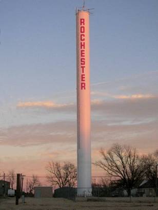 Rochester Texas water tower 