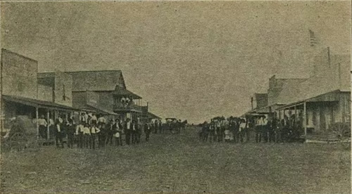 Rowena TX- Depot Street, 1912
