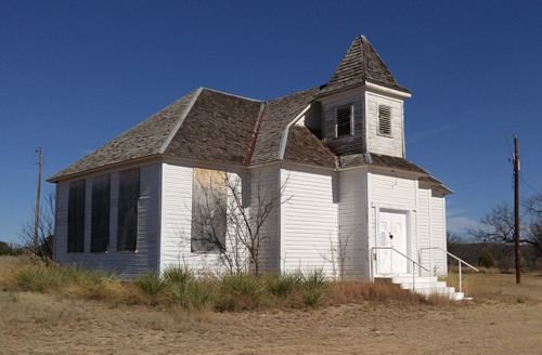 Sanco TX - Coke County, Sanco Closed Church 