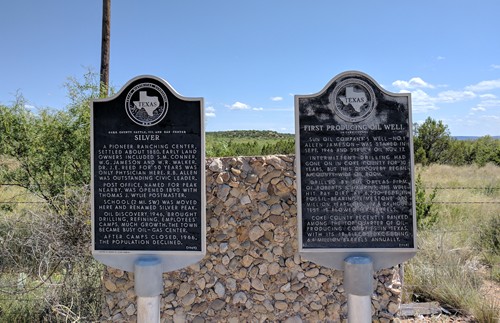 Silver TX historical markers