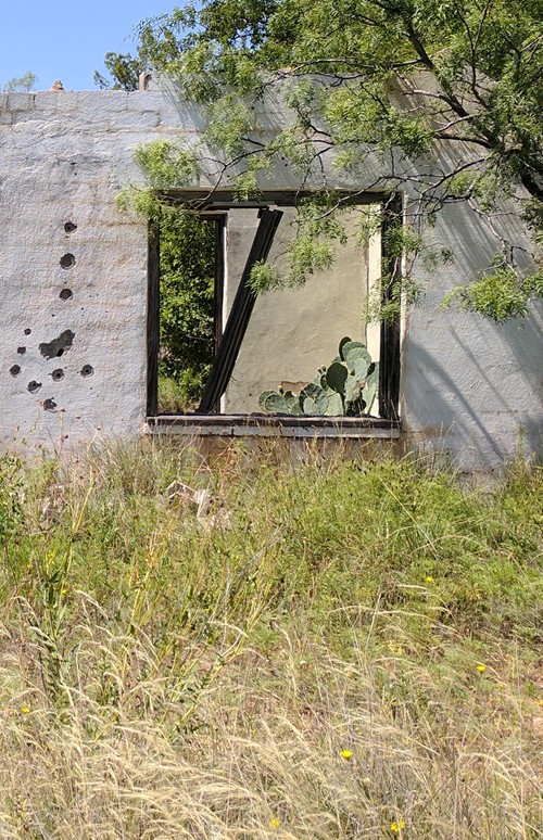 Silver TX ruins window